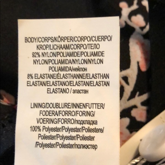 LUCKY Brand Garden Plunge High Neck One Piece - Picture 4 of 4